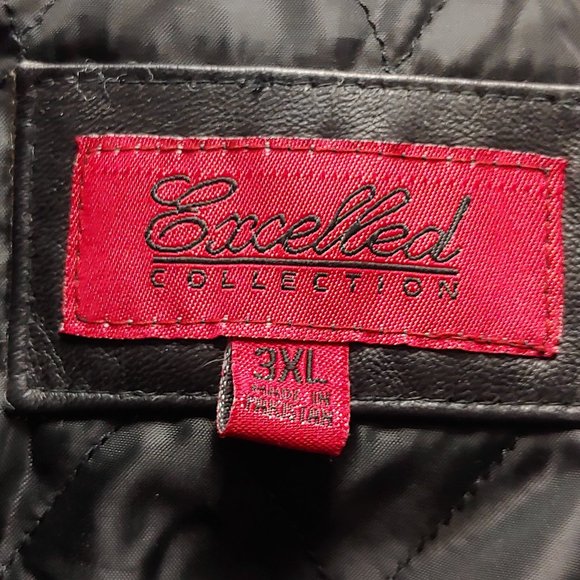BRAND NEW, EXCELLED COLLECTION LEATHER JACKET,  3XL!!! - Picture 2 of 6